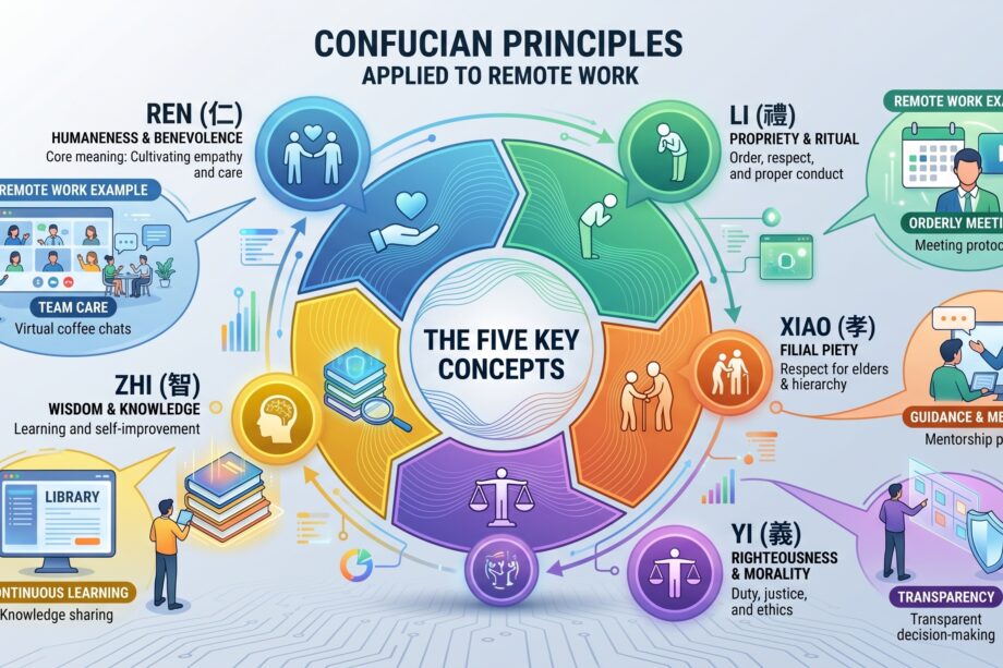 Confucian Principles Applied to Remote Work
